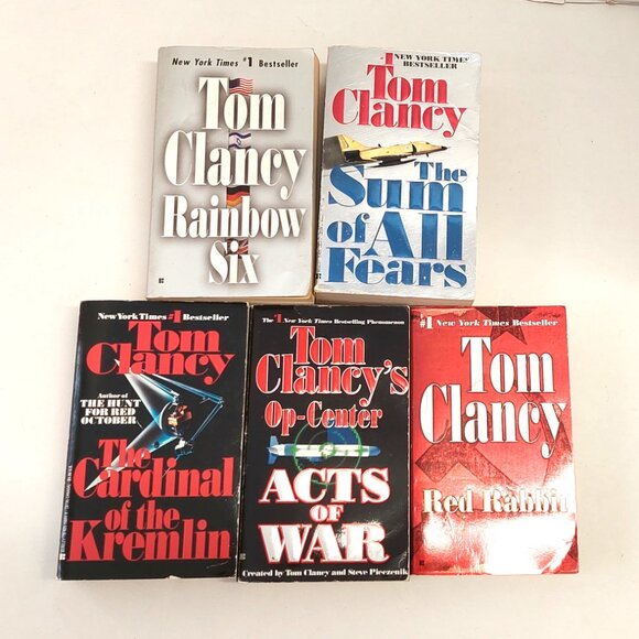 Lot of 9 Mystery/Thriller/Suspense Tom Clancy Michael Crichton Paperback Books - Picture 4 of 7